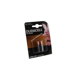 Duracell CR123 elem 3V 1, 6Ah 1db/csomag lítium kép