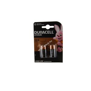 Duracell CR123 3V 1, 6Ah lítium elem 2db/csomag kép