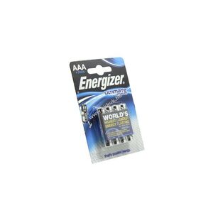 Energizer Ultimate Lithium L92 AAA (mikro) elem 1, 5V 1, 26Ah 4db/csomag lítium kép