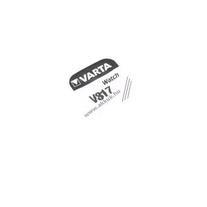 Varta V317 SR62 (317, SR516SW, RW326) gombelem 1, 55V ezüst-oxid kép