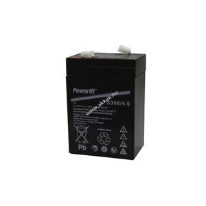Exide Powerfit S306/4S 6V 4, 5Ah akku AGM ólom kép