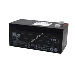 FIAMM FG20341 akku 12V 3, 4Ah Ólomsavas kép