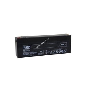 FIAMM FG20201 12V 2, 2Ah akku 4, 8mm Faston 178x34x65mm 0, 808kg ólomsavas kép