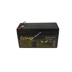KungLong WP1, 2-12 akku 12V 1, 2Ah 4, 8mm Faston 97x43x52mm 0, 65kg ólomakku kép