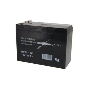 Multipower MP10-12C MPC10-12 12V 10Ah ólomakku kép