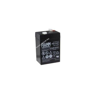 FIAMM FG10451 6V 4, 5Ah akku ólomsavas kép