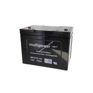Multipower MP75-12C MPC75-12I 12V 75Ah ólomakku kép