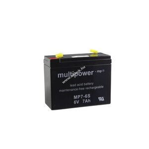Multipower MP7-6S akku 6V 7Ah ólomakku kép