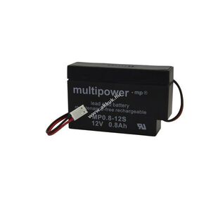 Multipower MP0, 8-12S JST akku 12V 0, 8Ah ólom-savas kép