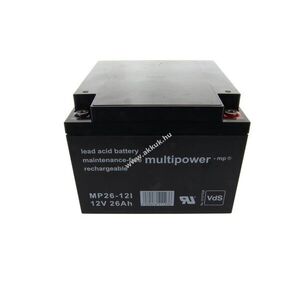 Multipower MP26-12 MP26-12I 12V 26Ah ólomsavas akku kép