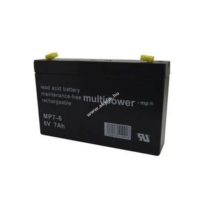Multipower MP7-6 6V 7Ah akku ólomakku kép