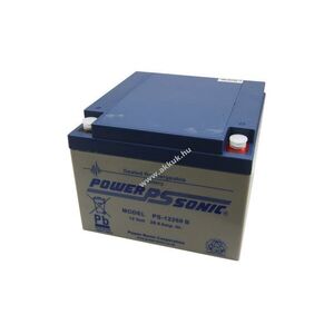 Powersonic PS-12260 12V 26Ah akku AGM ólom kép