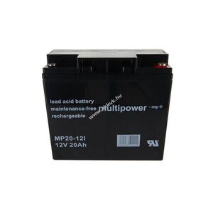 Multipower MP20-12 MP20-12I 12V 20Ah akku ólomsavas kép
