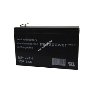 Multipower MP1224H 12V 6Ah akku ólom-savas kép