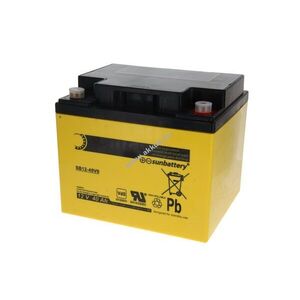 SUN SB12-40 12V 40Ah VDS G122031 akku AGM ólom kép