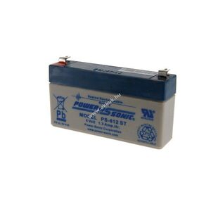 Powersonic PS-612ST 6V 1, 3Ah akku AGM ólom kép