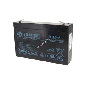 B.B. Battery HR9-6 akku 6V 9Ah ólomsavas kép
