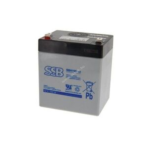 SSB SBH190-12 12V 5Ah akku nagyáramú alkalmazás ólomakku kép