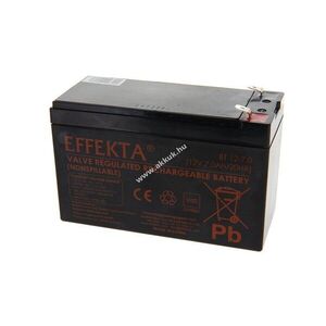 Effekta BT12-7L BFL/BT12-7 12V 7Ah akku AGM ólom kép