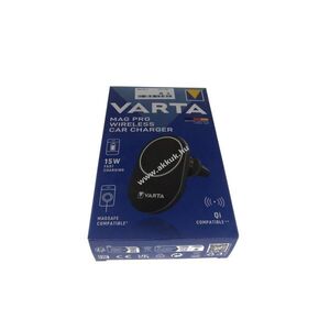 Eredeti Varta Mag Pro Wireless autós vezeték nélküli töltő 15W USB-C PD kép