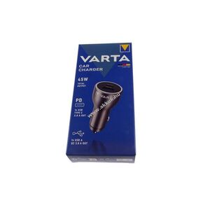 VARTA autós töltő dupla USB Type-C PD és USB-A 45W 12V/24V kép