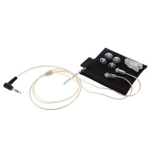 Helyettesítő GES-13 ultrakönnyű diszkrét DUAL fülhallgató 60cm csatlakozókábel 3, 5mm jack kép