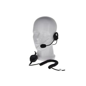 Helyettesítő headset GES-H03 Sepura STP8000 STP9000 PTT nyakpánt gémnyak mikrofon kép