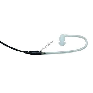 Helyettesítő fülhallgató ES-C4 3, 5mm ferde jack 30cm spirálkábel átlátszó hangcső kép