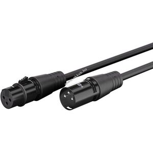 Goobay XLR kábel 1m XLR csatlakozó (3-tűs) XLR aljzat (3-tűs) kép