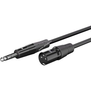 Goobay XLR-6, 35mm kábel 10m XLR 3-tűs - 6, 35mm TRS szimmetrikus mono kép
