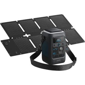 Anker SOLIX C300X DC plus PS60 Portable Solar Panel kép