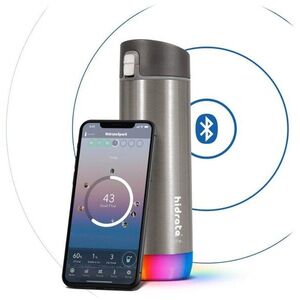 HidrateSpark Steel Okosüveg, 620 ml, stainless kép