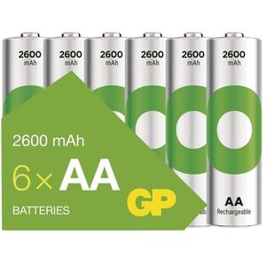 GP ReCyko 2600 tölthető AA elem (HR6), 6 db kép