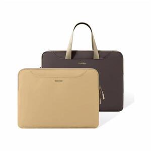 tomtoc Light-A21 Dual-color Slim Laptop Handbag, 13, 5 Inch - Cookie kép