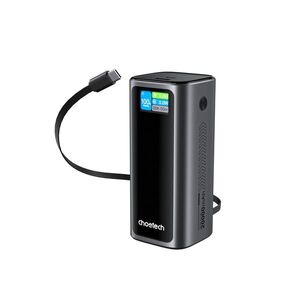 ChoeTech TFT 20000mAh PD130W Power Bank with input/output cable kép