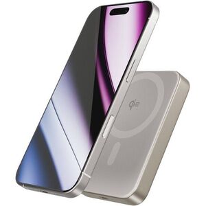 Epico UltraPack Qi2 10000 mAh Mag+ alumínium vezeték nélküli powerbank EM71b, titánium kép