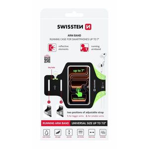 Swissten Armband Case, méret 7.0" fekete kép