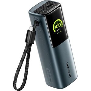 Vention Power Bank (USB-C + USB-C/USB-C/USB-A) 165W Gray TFT Display Type kép