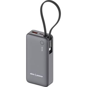 AlzaPower Loop 10000mAh Power Delivery (45 W) - szürke kép