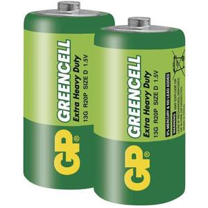 GP cink elem, Greencell D (R20), 2 darab kép