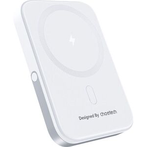ChoeTech PD20W 5000mAh Magnetic Power Bank with holder white kép