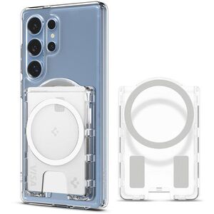 Spigen Ultra Hybrid Wallet MagSafe+ Crystal Clear Samsung Galaxy S25 Series kép
