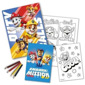 KIDS EUROSWAN Paw Patrol: Mission - kifestőkönyv kép