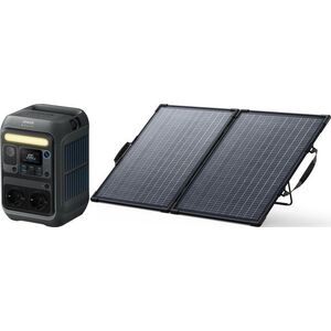 Anker SOLIX C300X+ Anker SOLIX PS100 Bifacial Portable Solar Panel (100W) kép