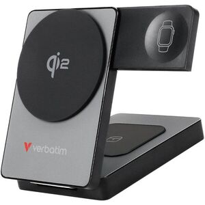 Verbatim Charge 'n' Go 3in1 Qi2 Power Bank 5000 mAh szürke kép