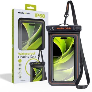 Mobile Origin Waterproof Floating Case 6.8" Black/Orange tok kép