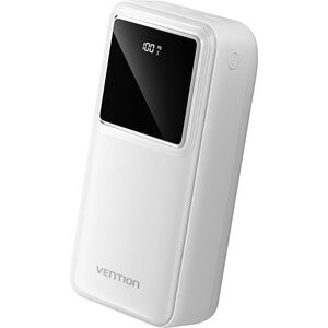 Vention 30000mAh Power Bank 22.5W White LED Display Type kép