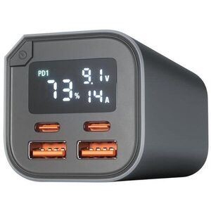 Epico PD 100 W, 20 000 mAh alumínium powerbank - űrszürke kép
