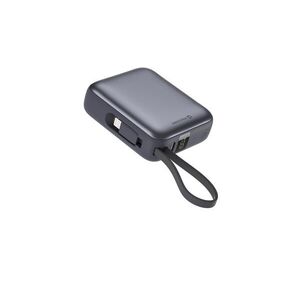 Swissten 10000 mAh integrált USB-C és Lightning kábellel - asztroezüst kép