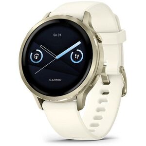 Garmin Venu 4 41mm Lunar Gold / Bone Band kép